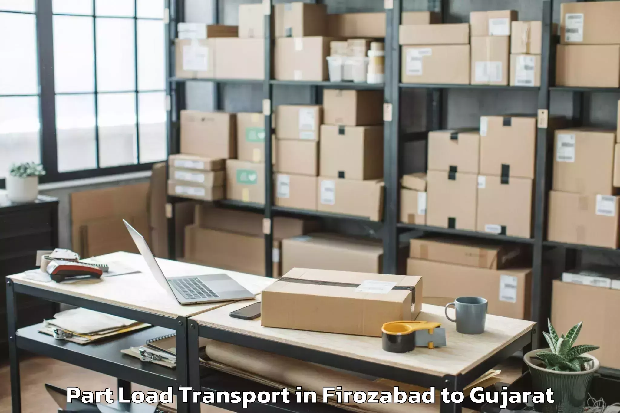 Discover Firozabad to Chanasma Part Load Transport